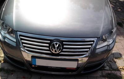 Накладки на решетку радиатора (нерж.)  8 шт. VW PASSAT 3C B6 03.2005 - 2012 ― PEARPLUS.ru